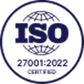ISO 27001:2022 certified
